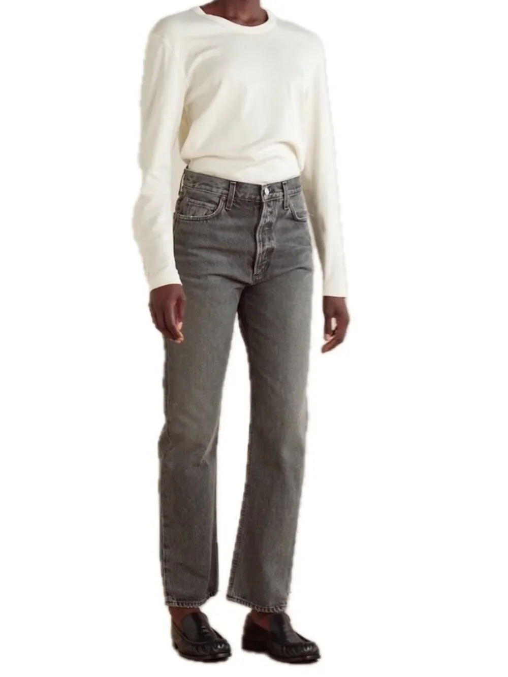 AGOLDE 90's Pinch Waist High Rise Straight Leg Jeans  Size 25